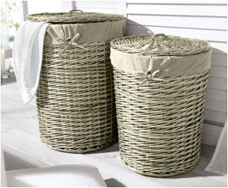 Bamboo Woven Laundry Hampers