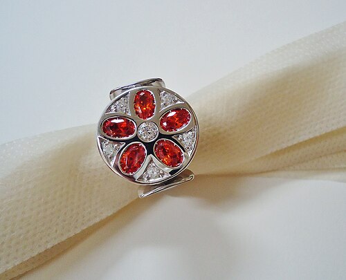 Cubic Zirconia Sterling Silver Rings