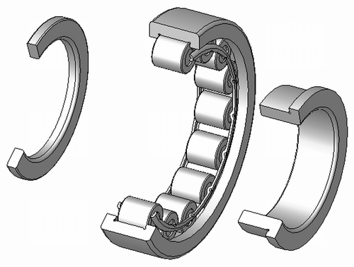 Cylindrical Roller Bearing Steel Cages