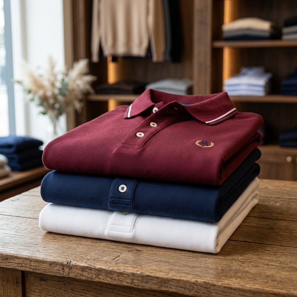 Knitted Polo T-Shirts (OEM Custom)