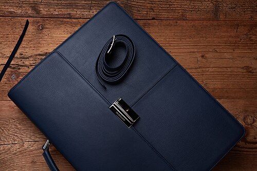 Premium Leather Executive Briefcase