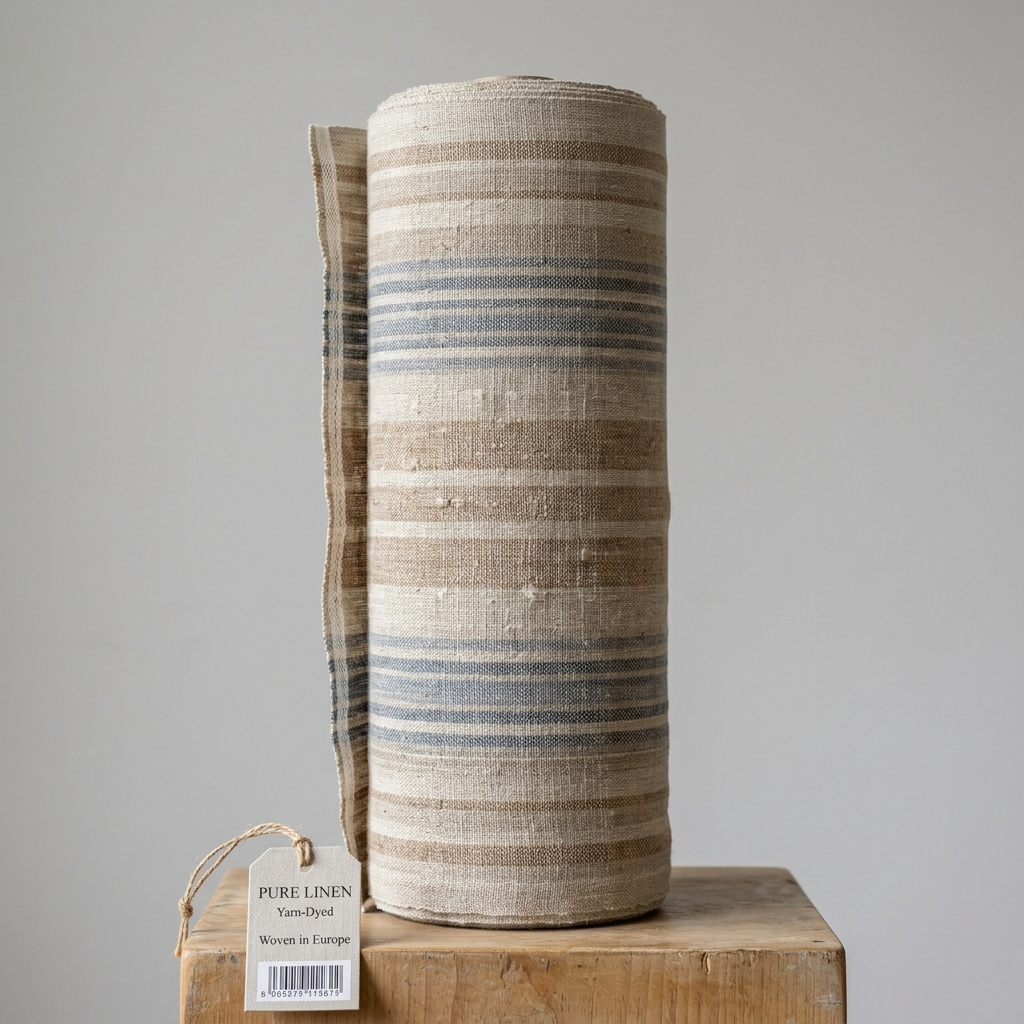 Pure Linen Yarn Dyed Fabric